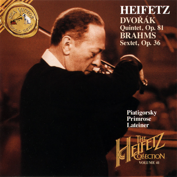 The Heifetz Collection, Volume 41 - Dvo?ák, Brahms