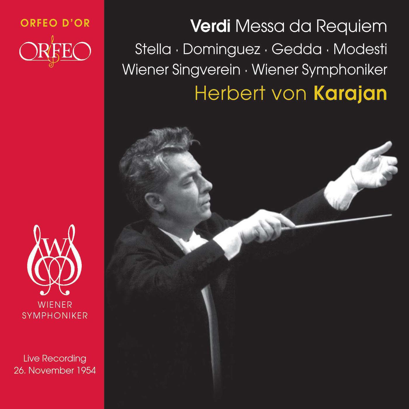VERDI, G.: Messa da Requiem (Stella, Dominguez, Gedda, Modesti, Vienna Symphony, Karajan) (1954)专辑