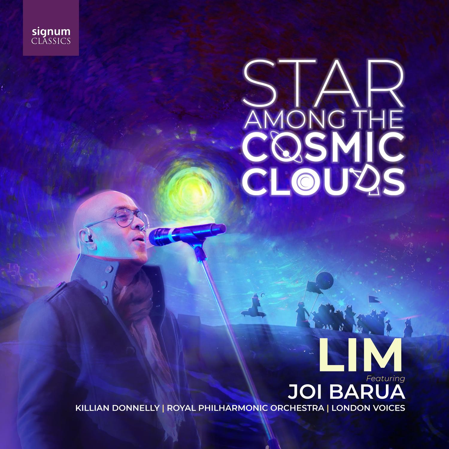 Star Among the Cosmic Clouds