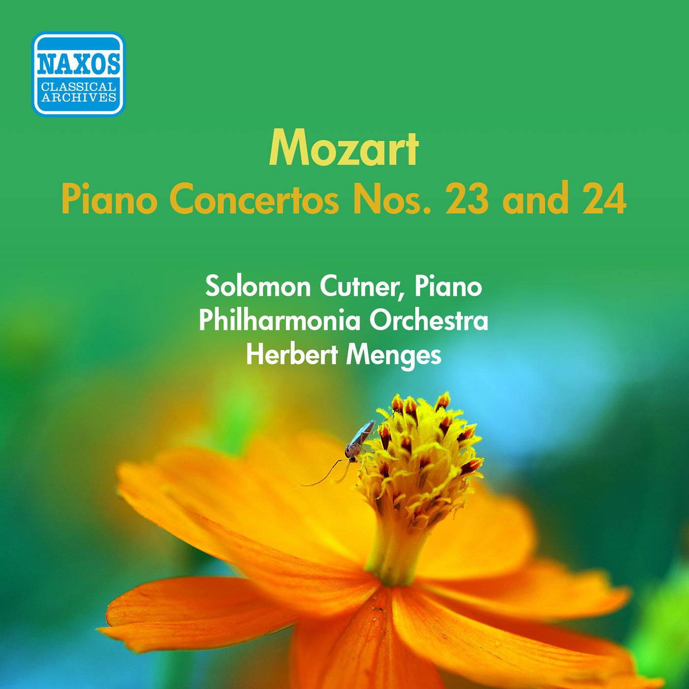 MOZART: Piano Concertos Nos. 23 and 24 (Solomon) (1956)
