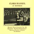 MOZART: Piano Concerto No. 20 / HINDEMITH: 4 Temperaments (Haskil, Hindemith) (1957)