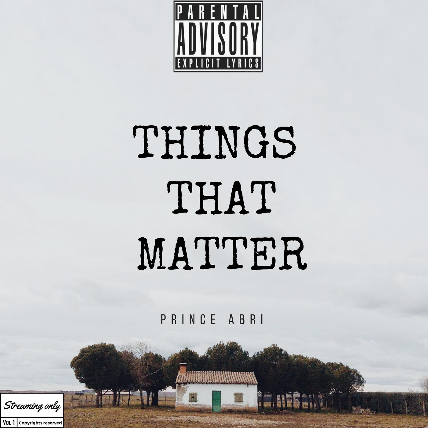 THINGS THAT MATTER专辑