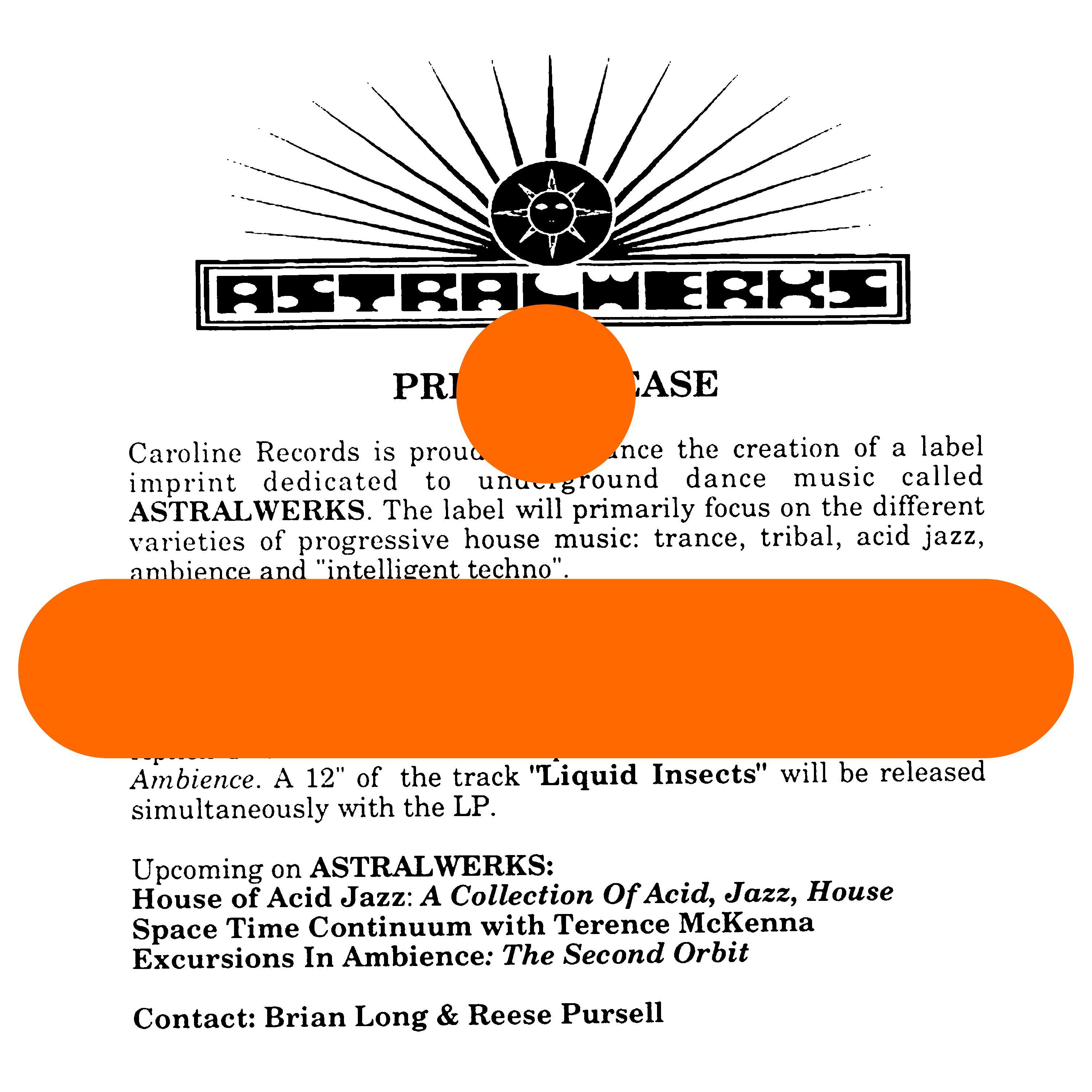 Astralwerks 26周年 •| 金曲收录