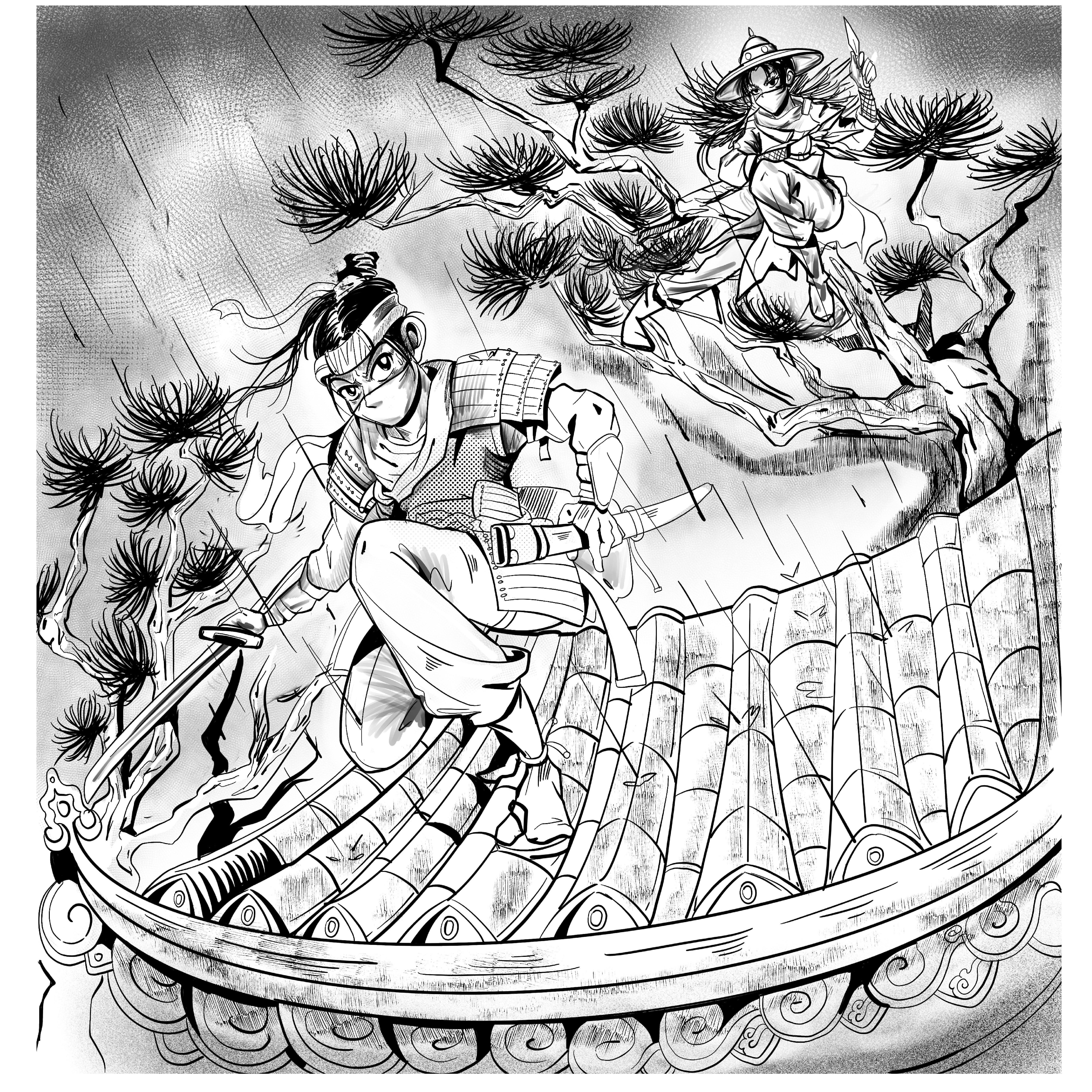 夜雨盜劍記