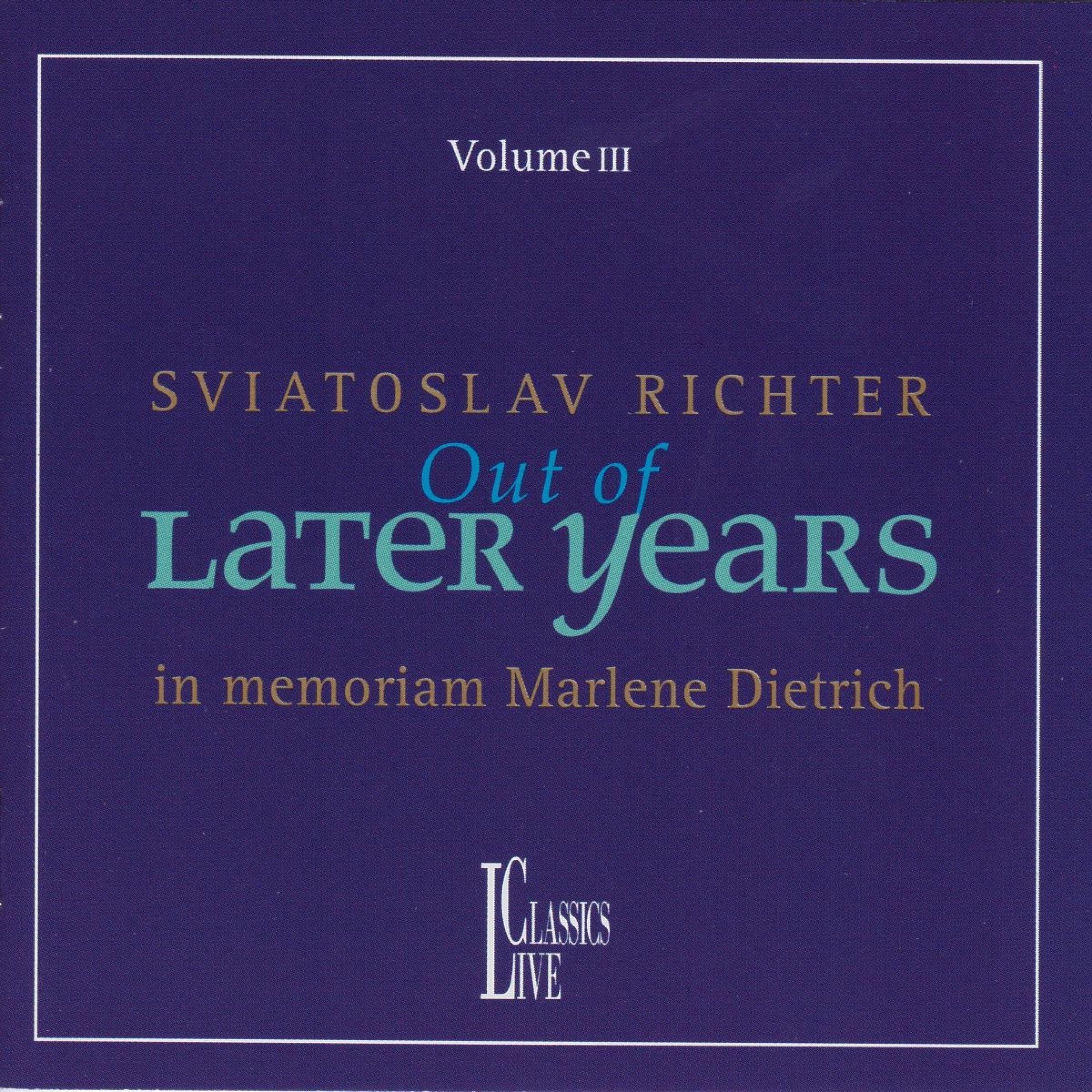 Haydn, Beethoven, Chopin, Scriabin, Debussy & Ravel: Out of Later Years, Vol. III专辑