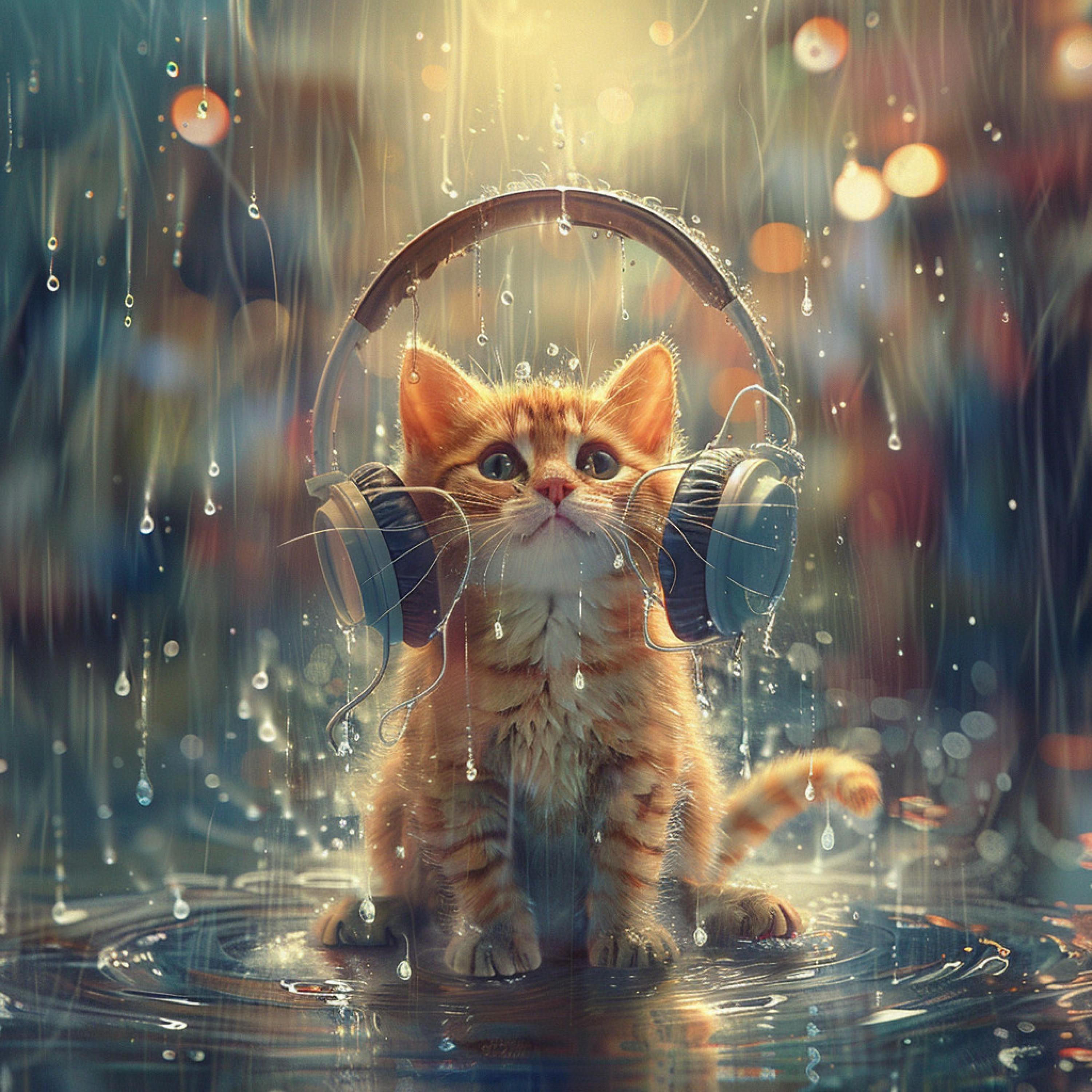 Calming Music for Cats - Soothing Rain Meow