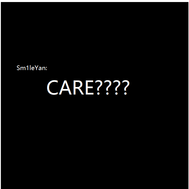 SmileYan - [DARK]i don‘t care