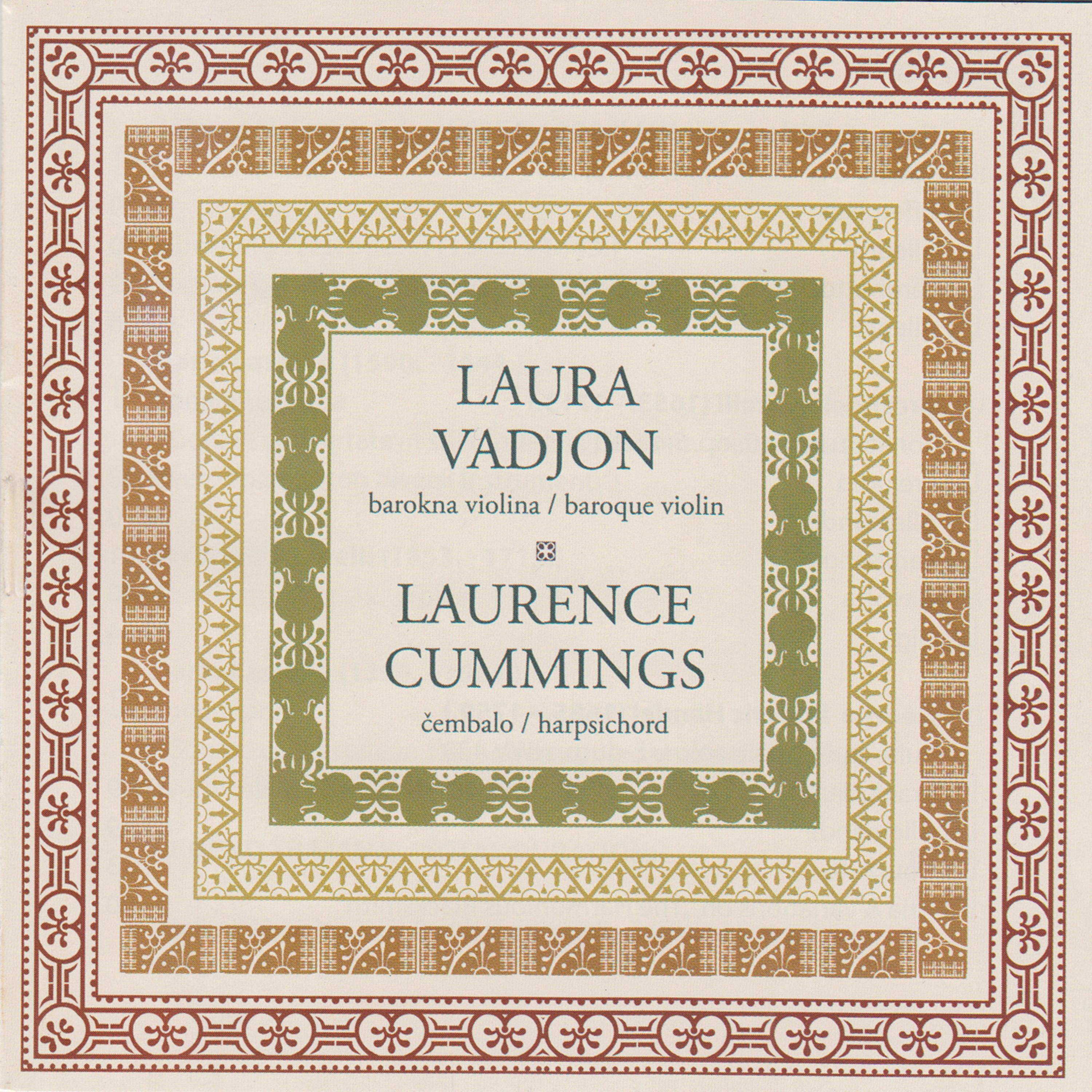 Laura vadjon, baroque violin & laurence cummings, harpsichord
