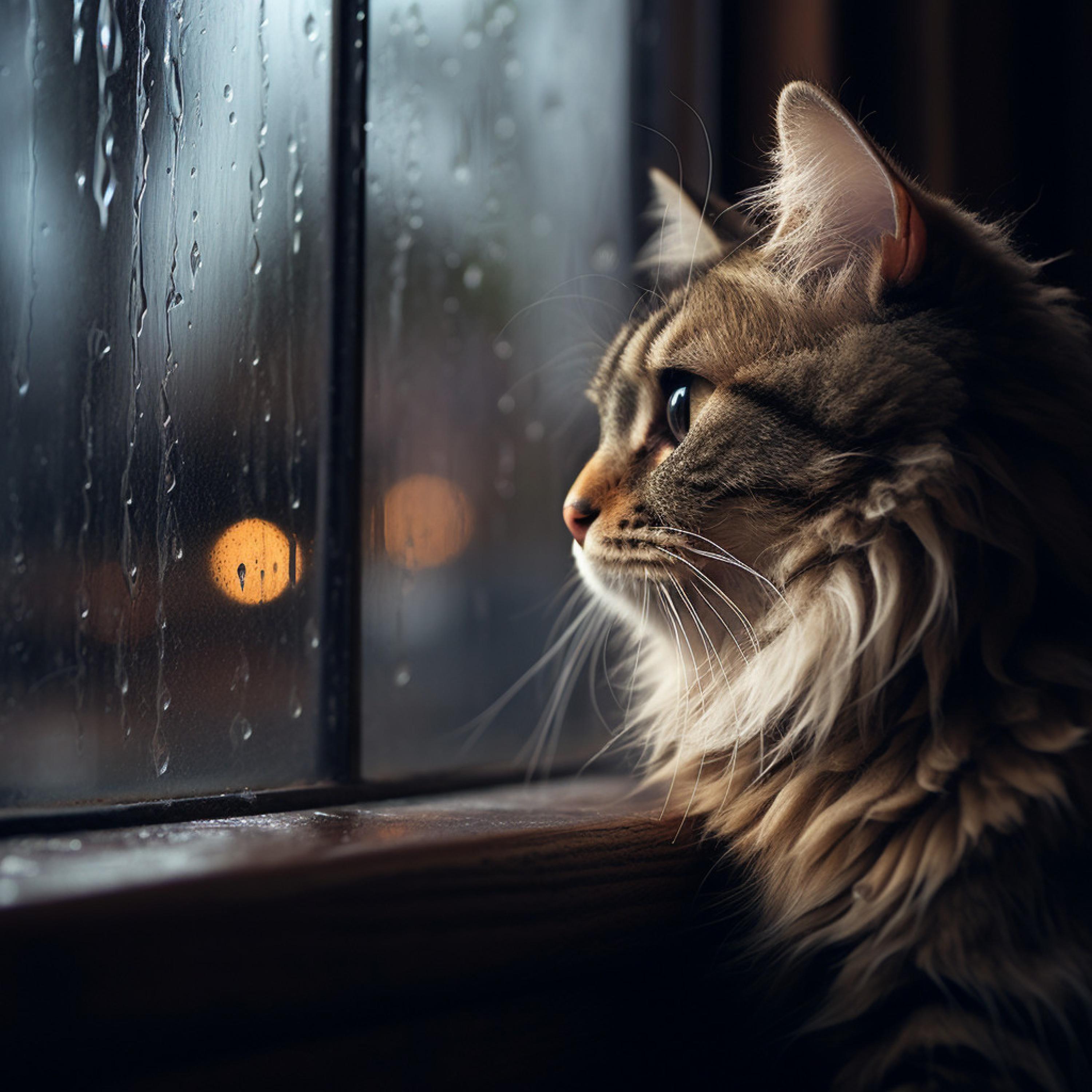 Colección de sonidos de la naturaleza - Música De Gota De Lluvia Melódica Para Mascotas