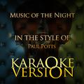 Music of the Night (In the Style of Paul Potts) [Karaoke Version] - Single