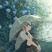 雨声不停就像我孤独的心