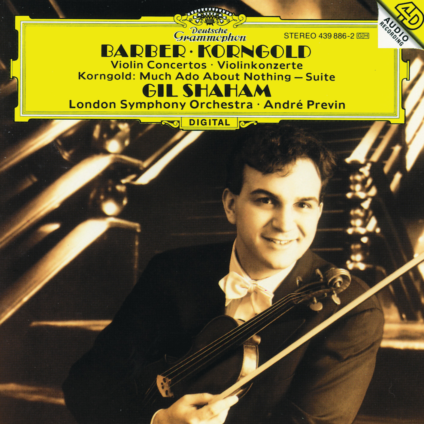 Barber: Violin Concerto / Korngold: Violin Concerto / Much Ado About Nothing Suite