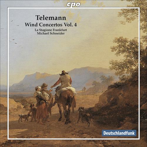 TELEMANN, G.P.: Wind Concertos, Vol. 4 - TWV 51:A2, 51:D2, 51:e1, 52:a2, 53:b1 (La Stagione Frankfurt, Schneider)