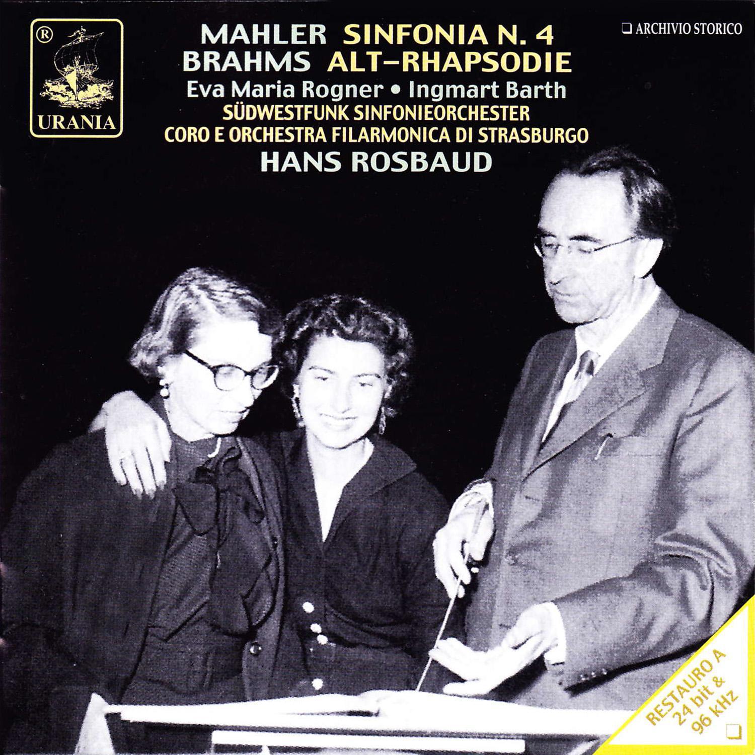 Mahler: Symphony No. 4 - Brahms: Alt-Rhapsodie专辑