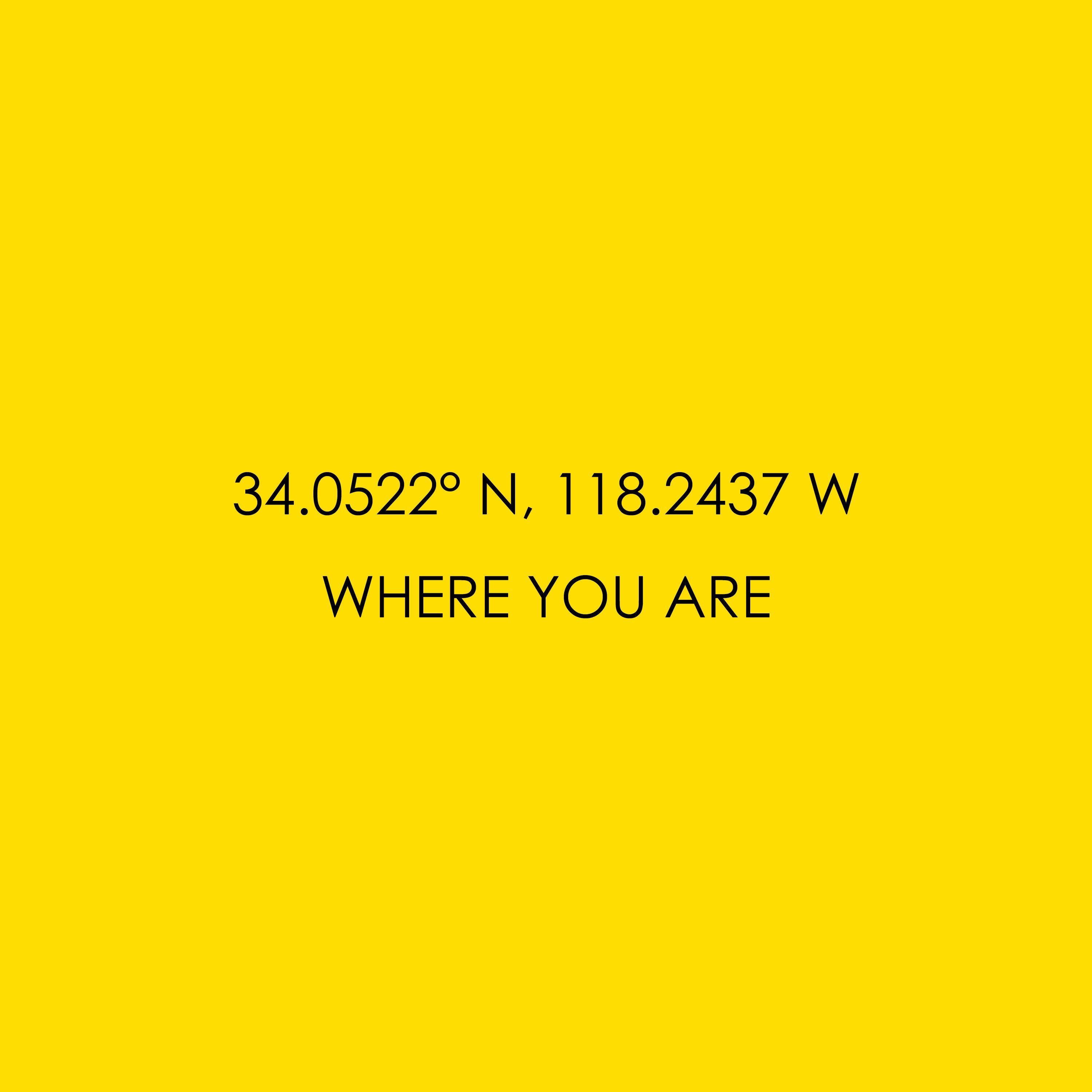 Where You Are
