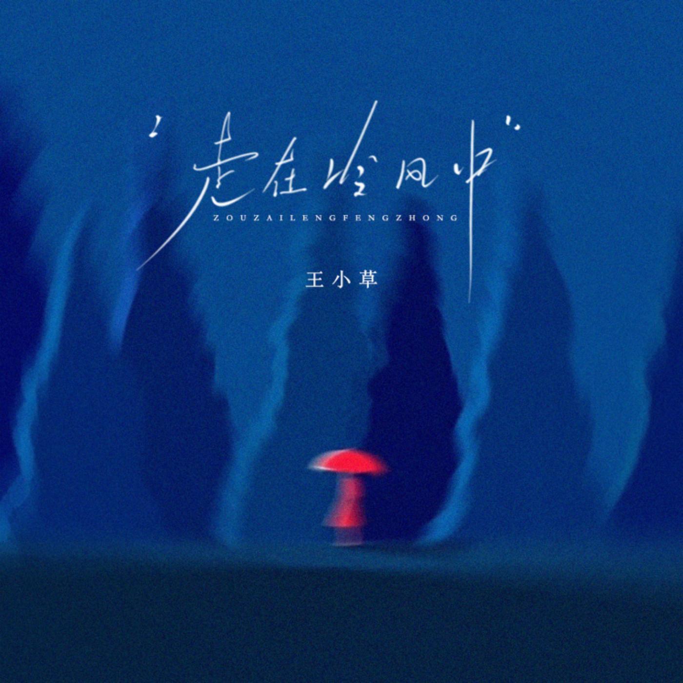 走在冷风中
