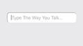 Type The Way You Talk专辑