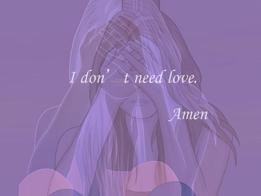 I don't need love专辑