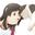 少女遇猫咪