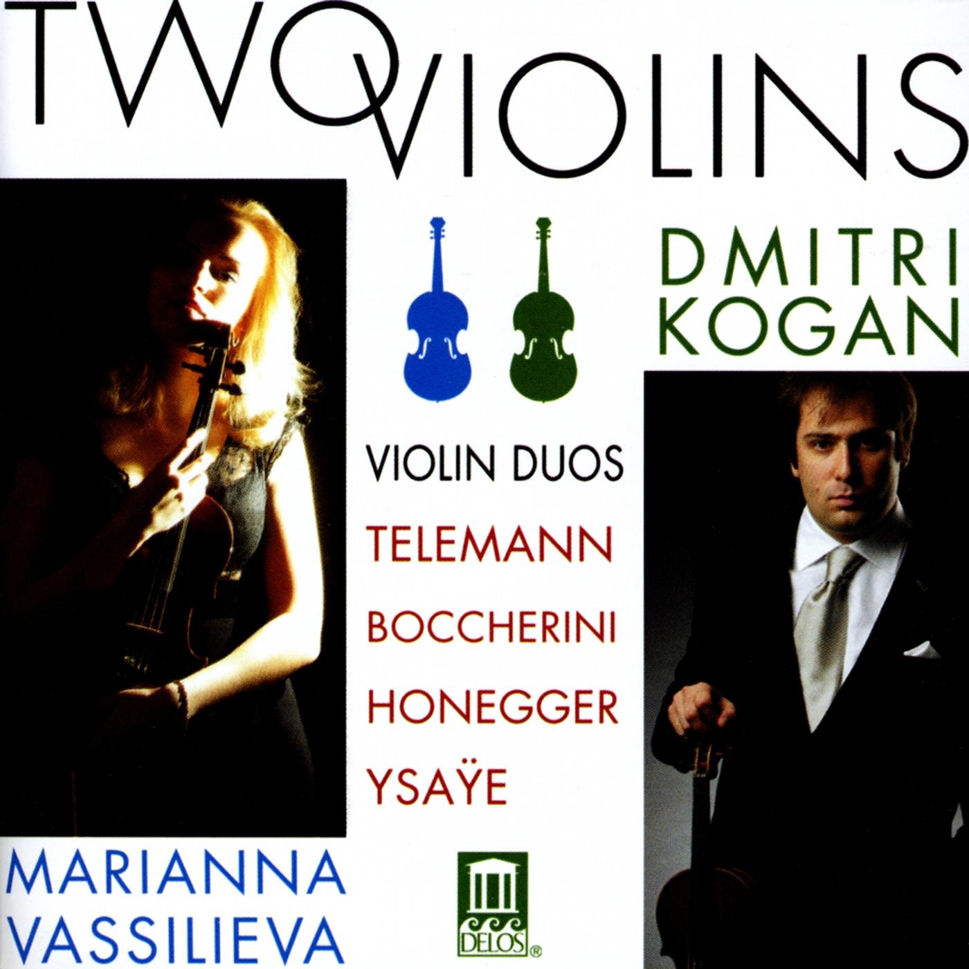 Duet for 2 violins in G Major, Op. 5, No. 1, G. 56:I. Grazioso