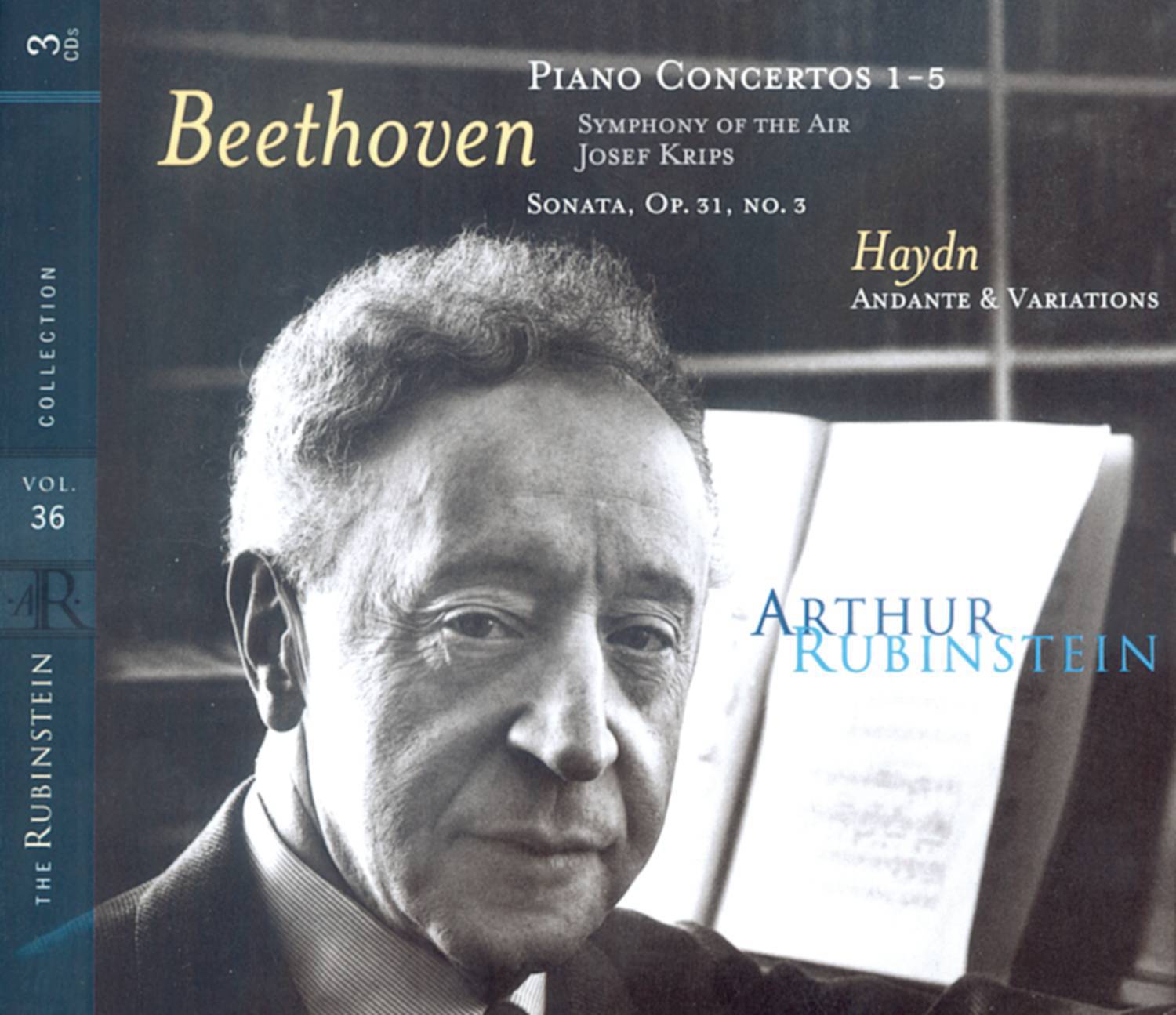 Rubinstein Collection, Vol. 36: Beethoven: Piano Concertos Nos. 1-5; Sonata No. 18; Haydn: Andante &专辑