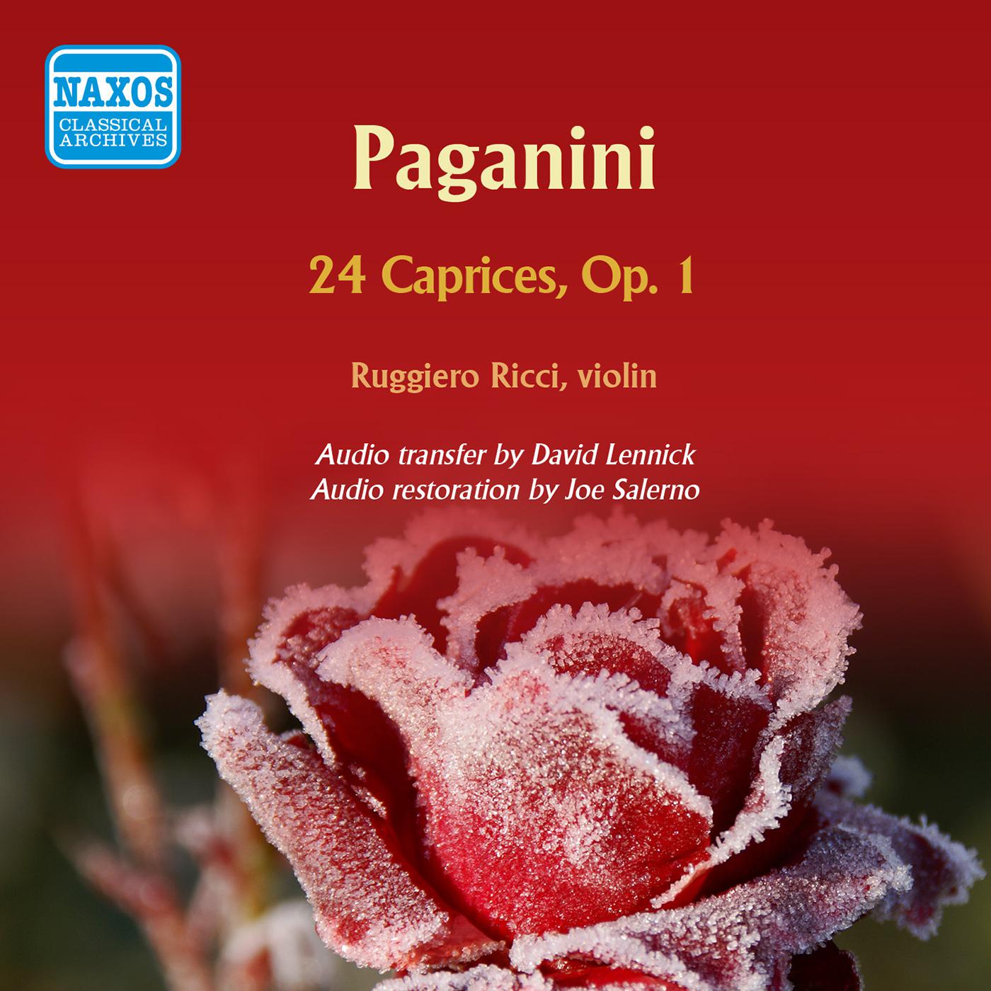 PAGANINI, N.: 24 Caprices, Op. 1 (Ricci) (1950)专辑