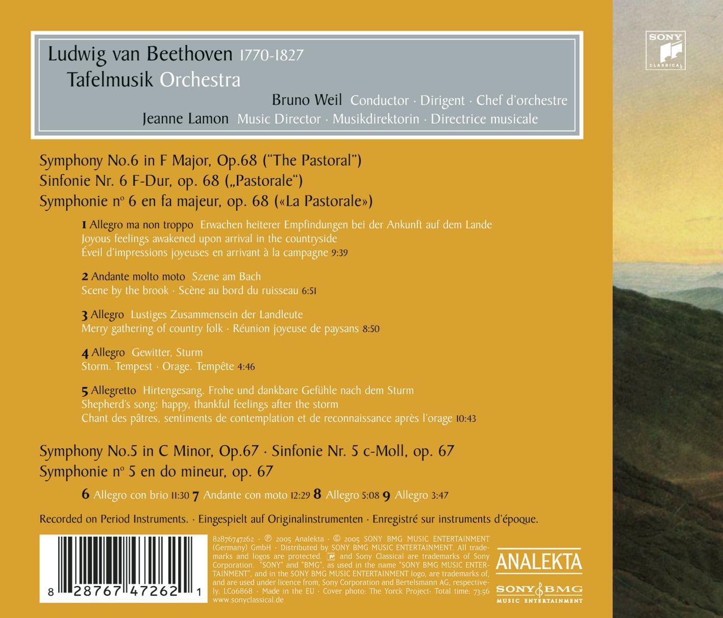 Beethoven: Symphonien 5 & 6