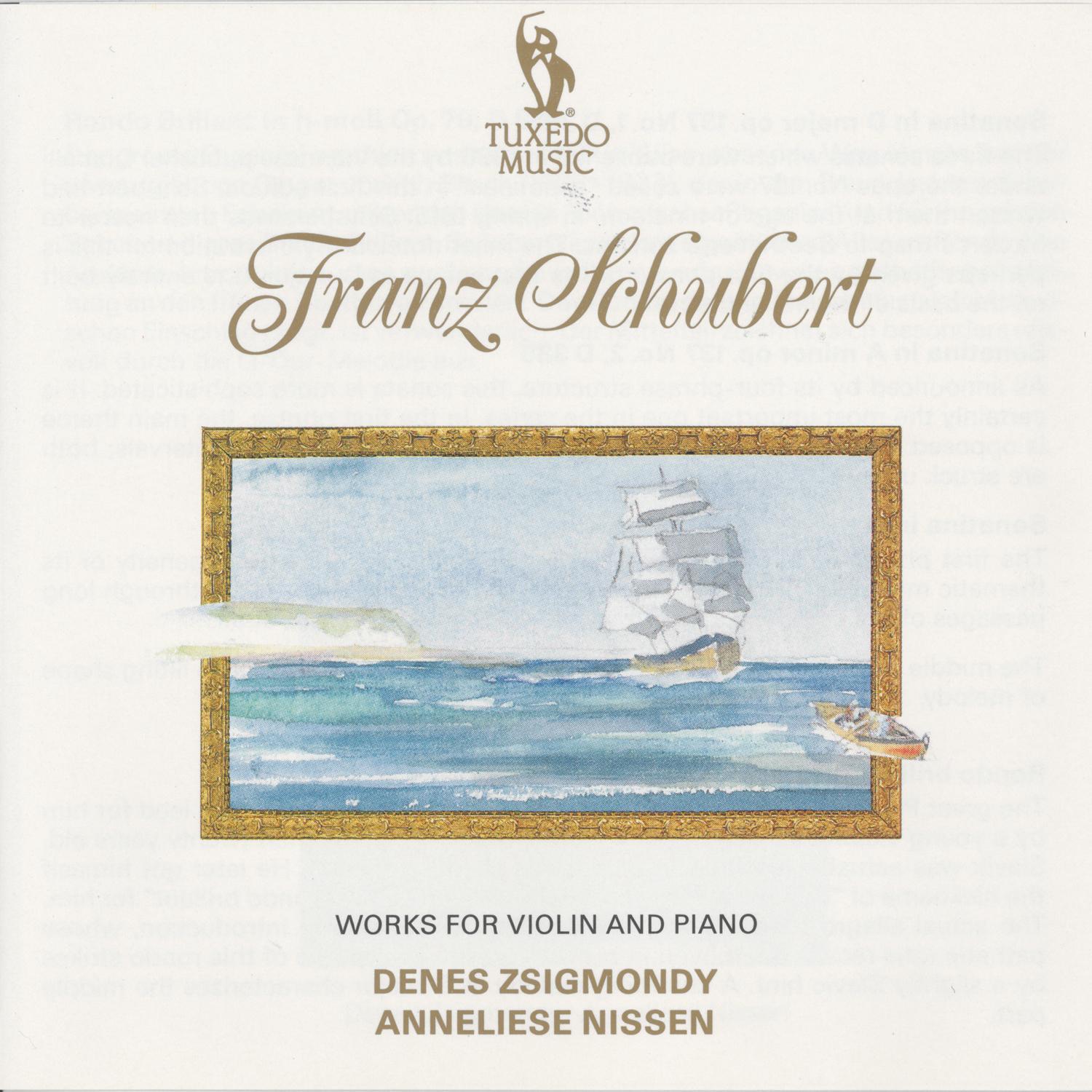 Schubert: Works for Violin & Piano