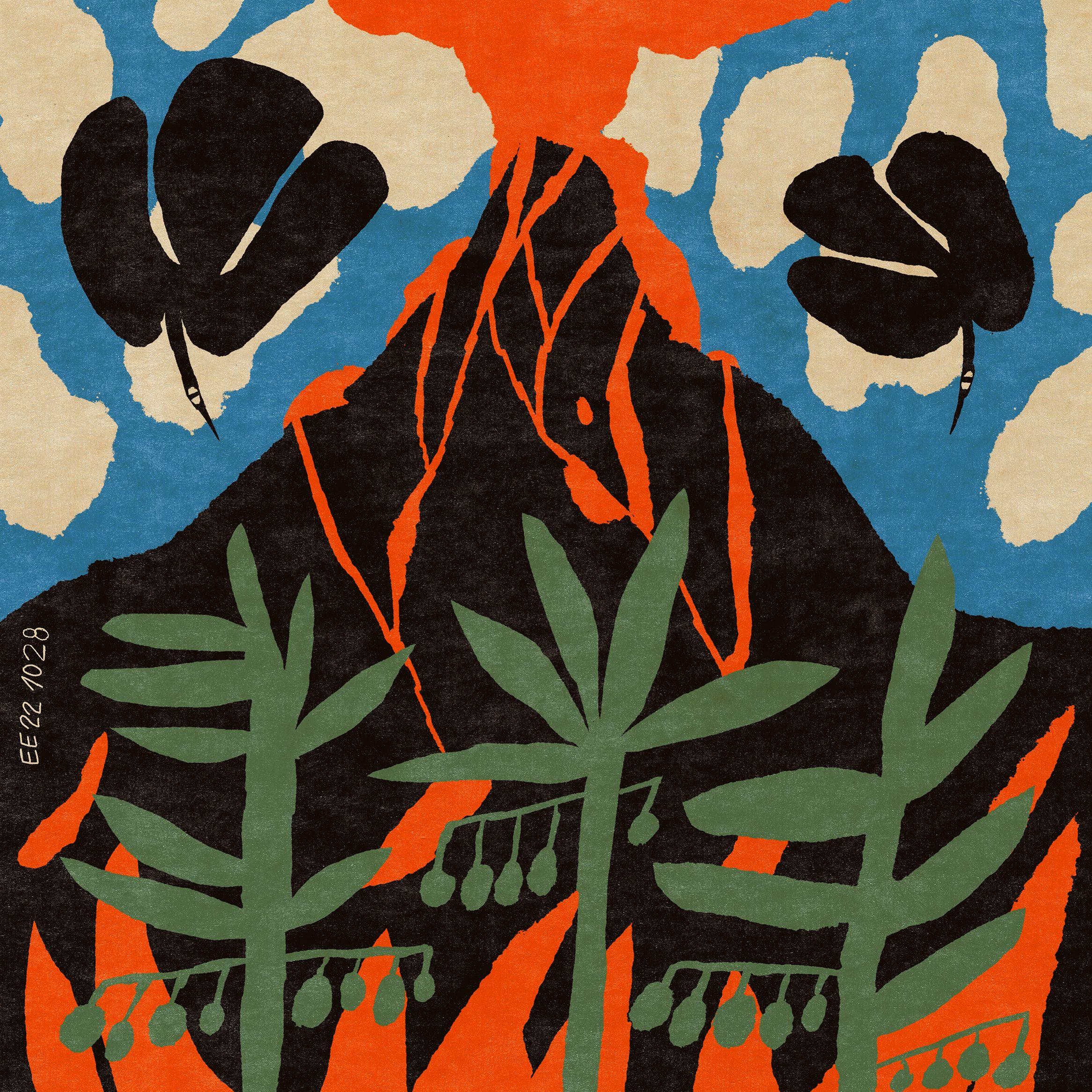 镜子，花园，火山，深海