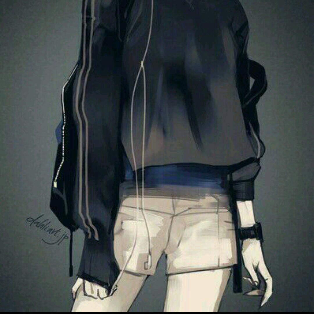 东京傍晚街头短发长靴机车少女
