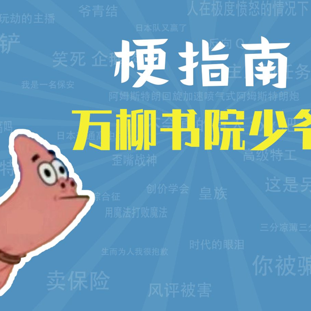 万柳书院少爷是什么梗【梗指南】