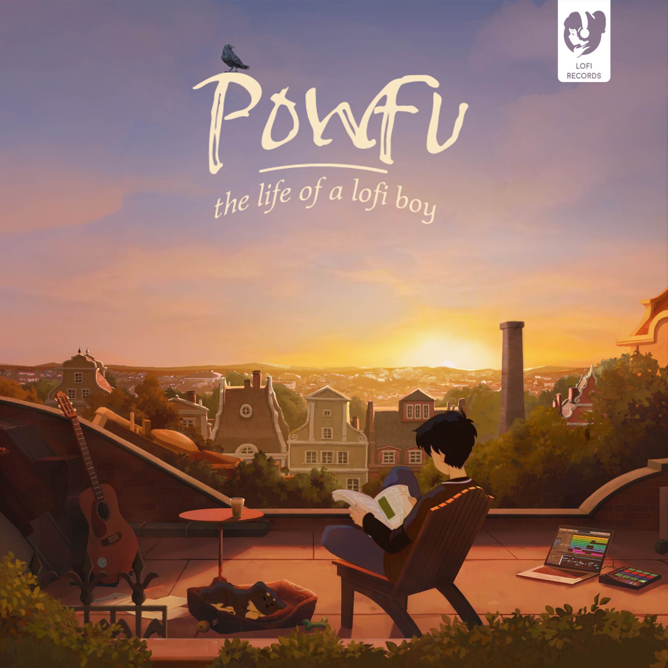 a garden in the shade