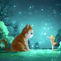 萤火虫与小猫