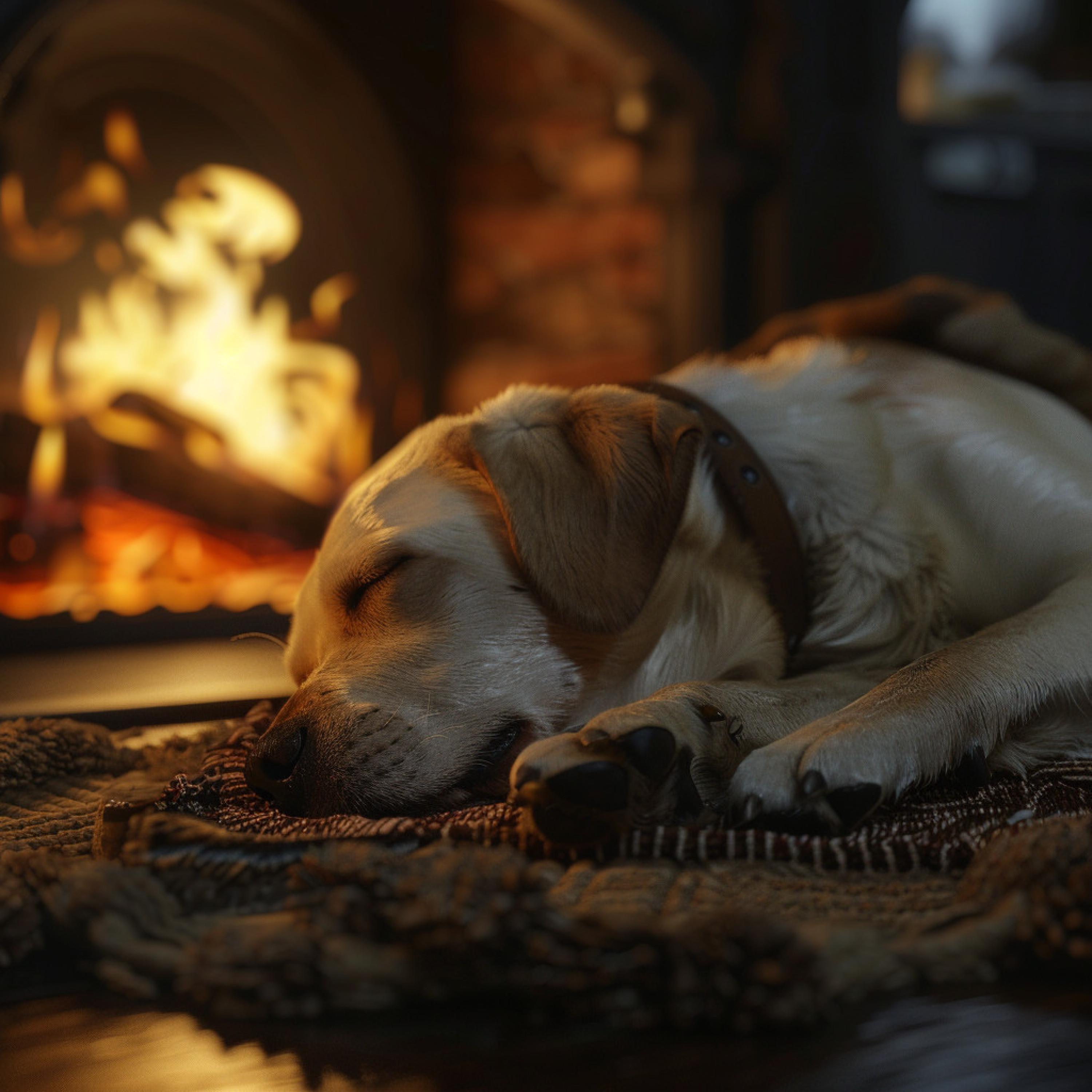 Zona de relajación para perros - Melodías Energéticas Del Fuego Para Paseos