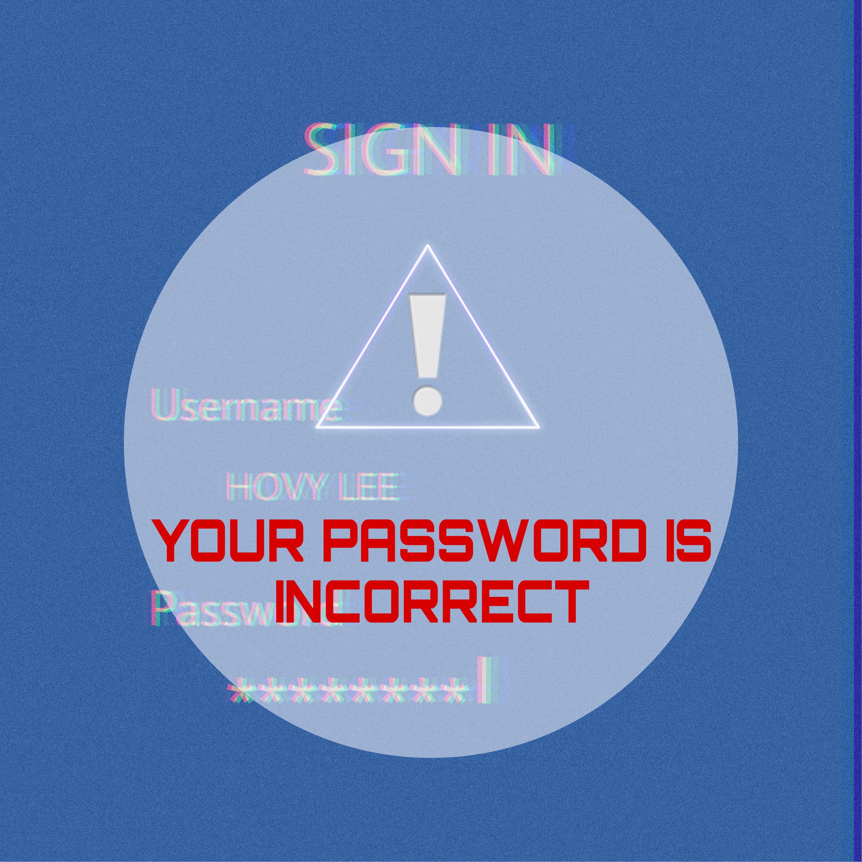 Your Password Is Incorrect（Demo）