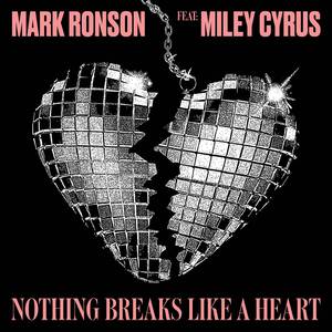 Nothing Breaks Like A Heart - Mark Ronson ft. Miley Cyrus (PT karaoke) 带和声伴奏 （升6半音）