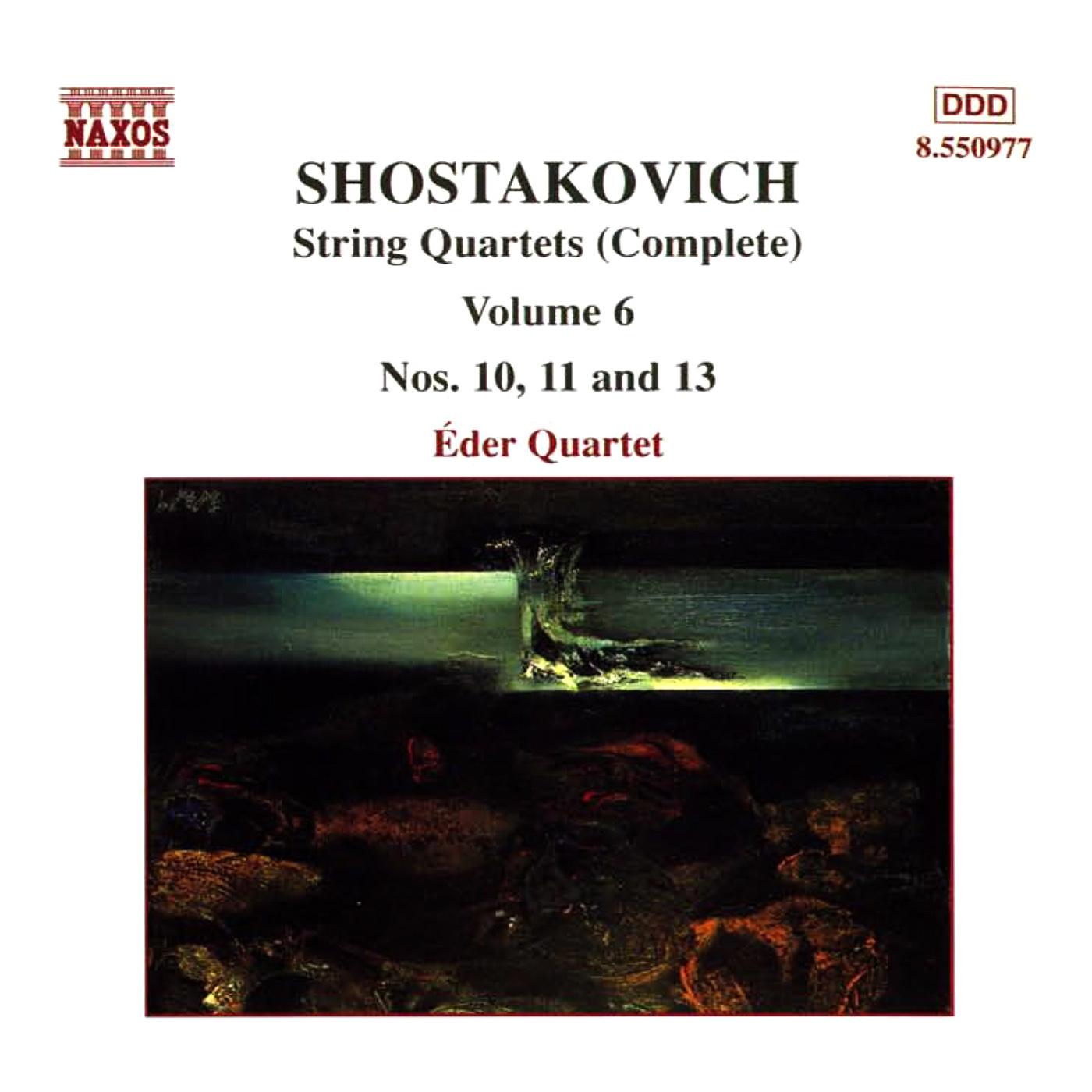 SHOSTAKOVICH: String Quartets Nos. 10, 11 and 13