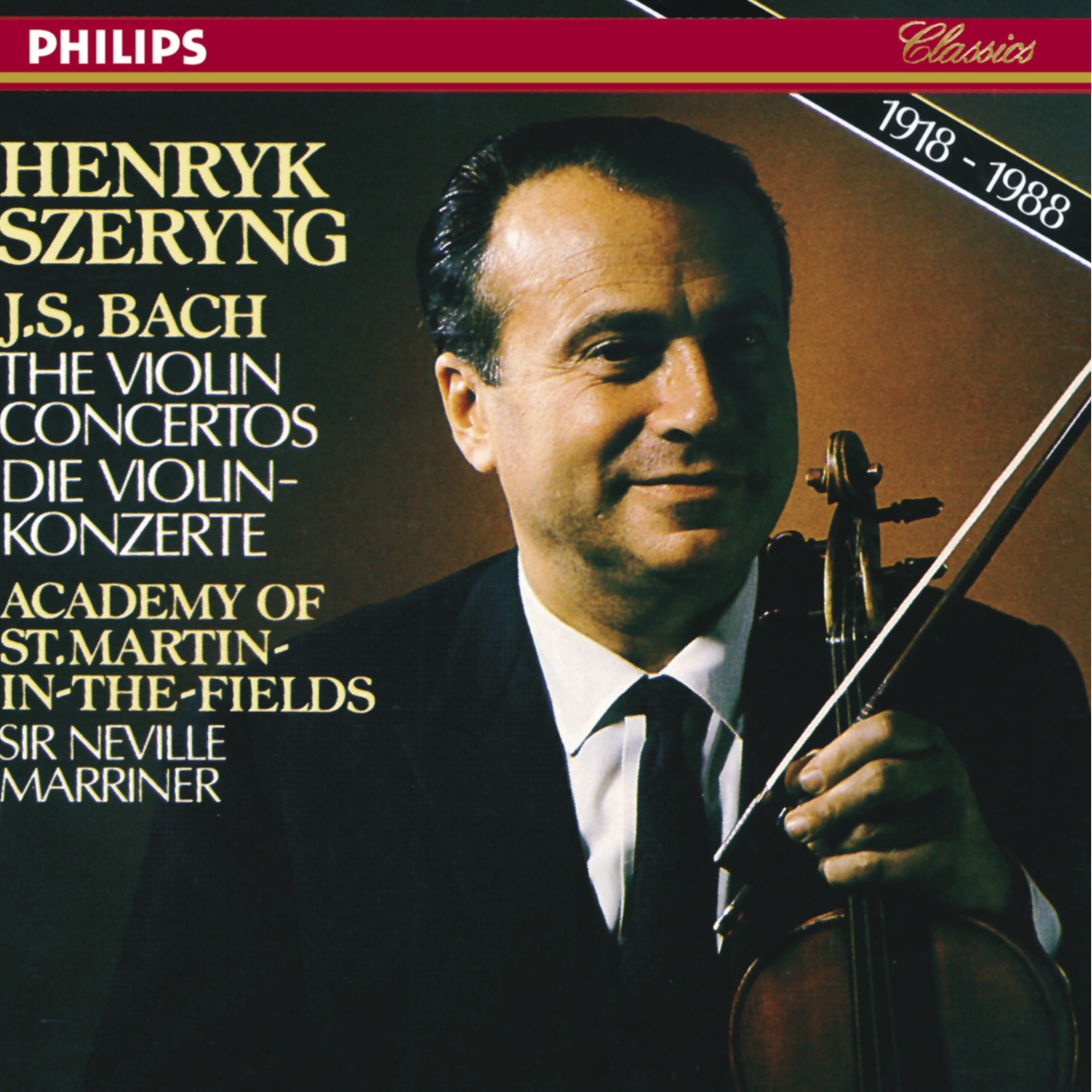 Bach, J.S.: Violin Concertos; Concerto for 2 Violins; Air from Suite No.3