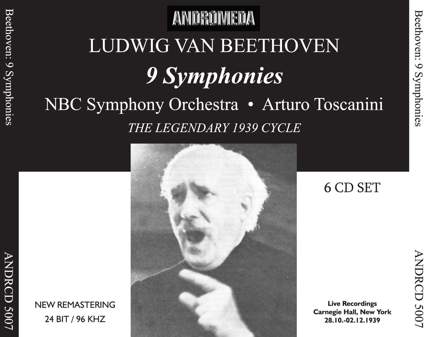 BEETHOVEN, L. van: Symphonies Nos. 1-9 (Arturo Toscaninni: The Legendary 1939 Cycle)
