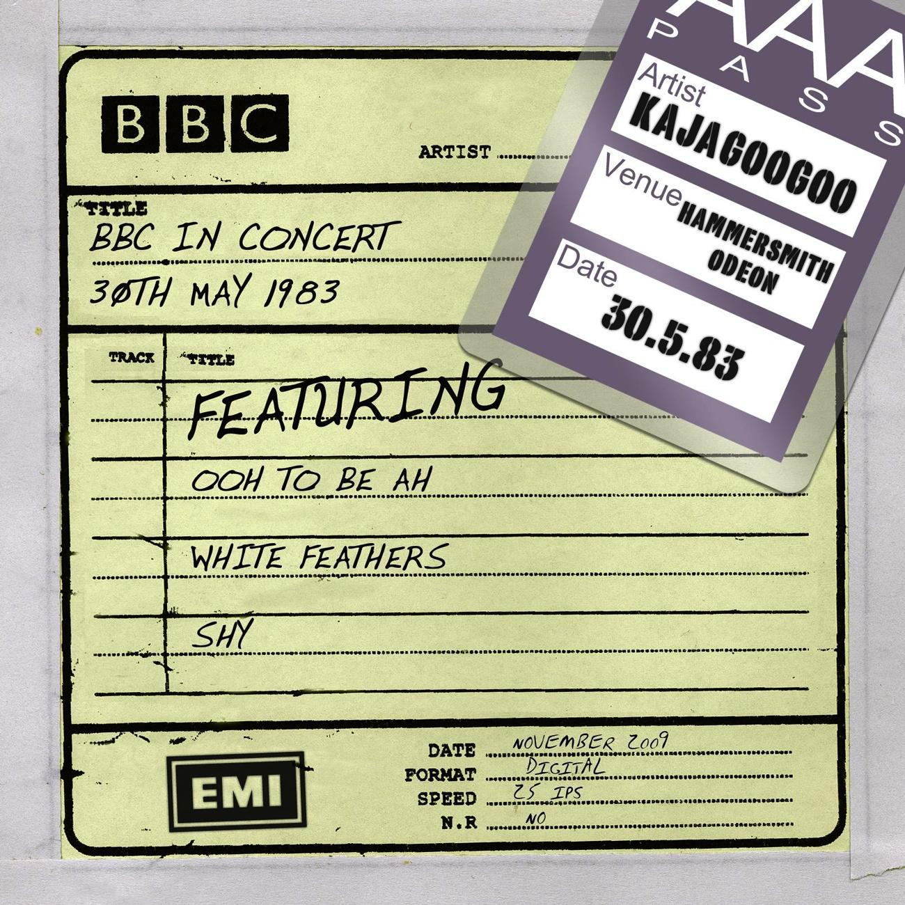 BBC In Concert (30th May 1983, Live at the Hammersmith Odeon)