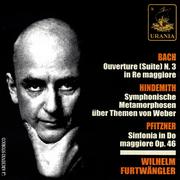 Bach: Ouverture No. 3 - Hindemith: Symphonische Metamorphosen - Pfitzner: Sinfonia in Do Maggiore, O