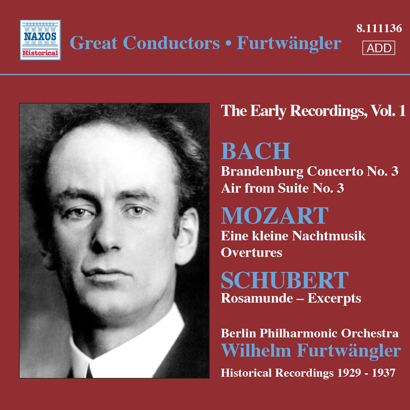 BACH, J.S.: Brandenburg Concerto No. 3 / MOZART, W.A.: Eine kleine Nachtmusik / SCHUBERT: Rosamunde 专辑