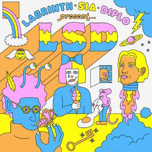 Thunderclouds - LSD ft. Sia, Diplo & Labrinth (PT Instrumental) 无和声伴奏 （降1半音）