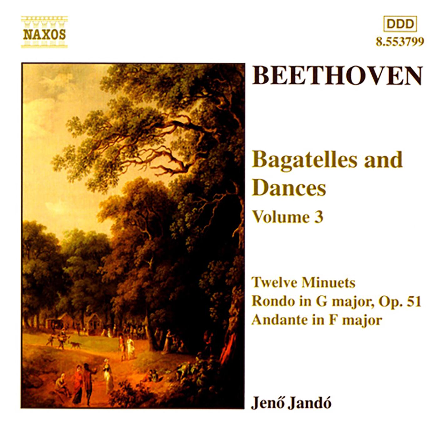 BEETHOVEN, L. van: Bagatelles and Dances, Vol. 3 (Jandó)