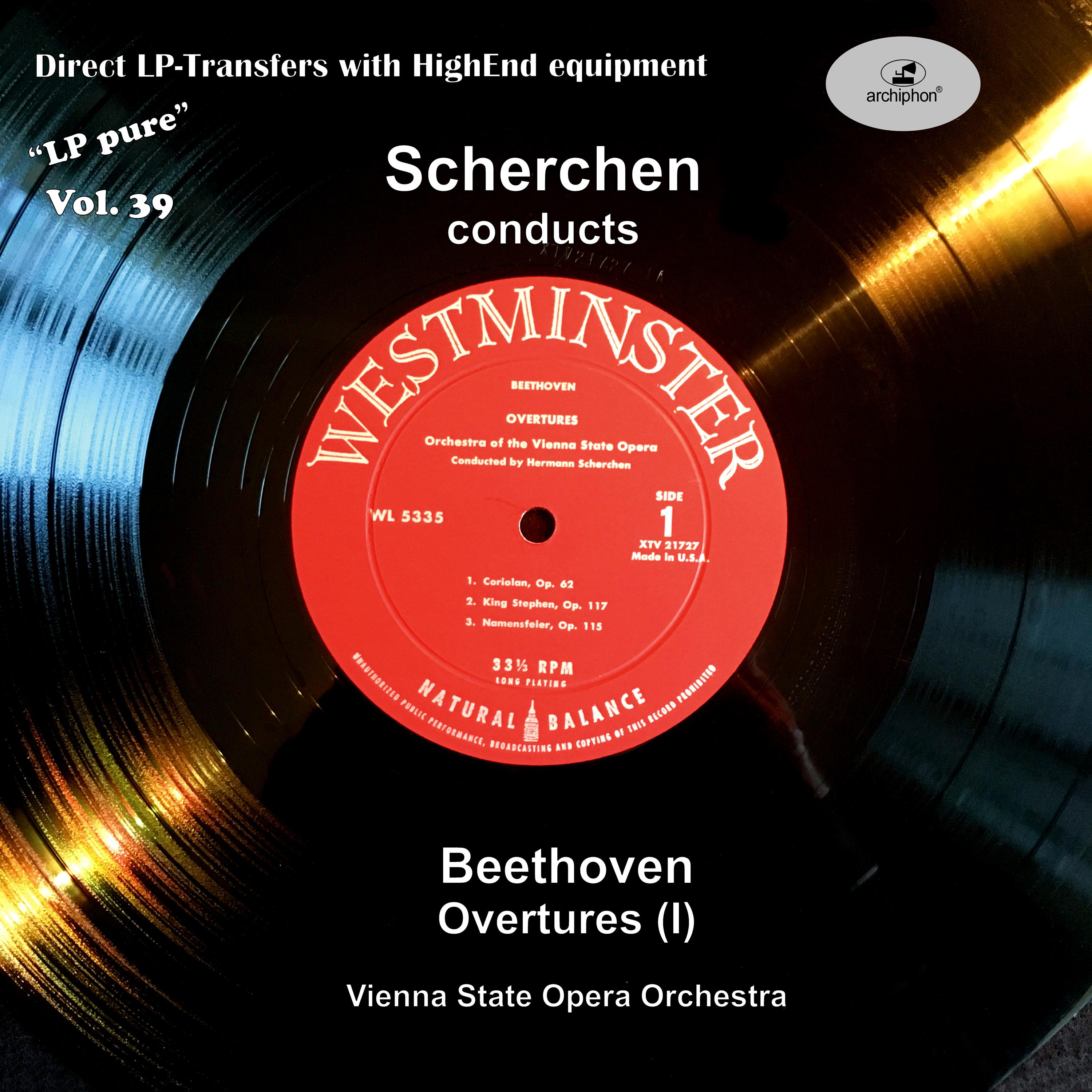 BEETHOVEN, L. van: Overtures (LP Pure, Vol. 39) (Vienna State Opera Orchestra, Scherchen) (1952)专辑