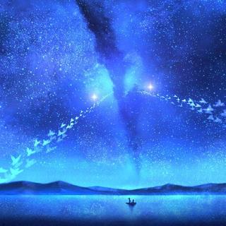 在天空中划过的电音；带上耳机感受快乐