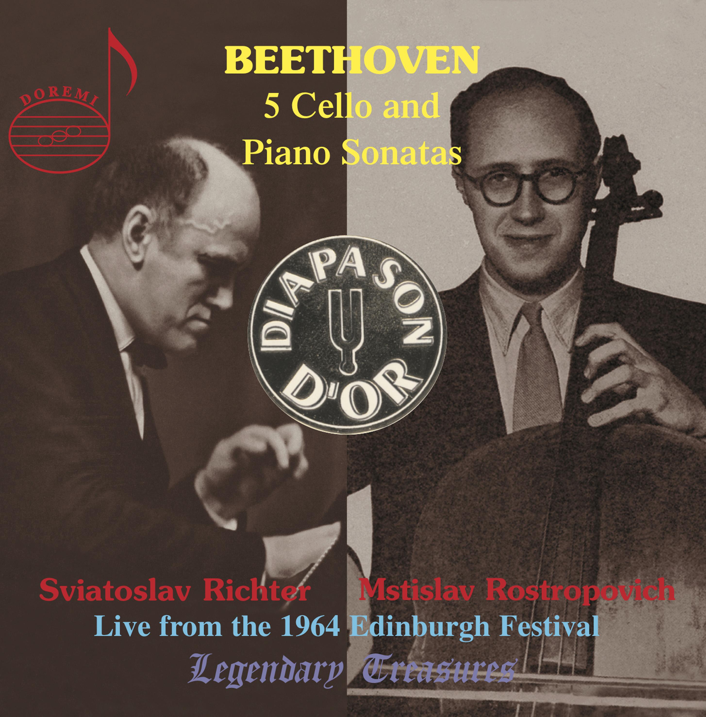 Beethoven: 5 Cello Sonatas Live (Edinburgh Festival, 1964)