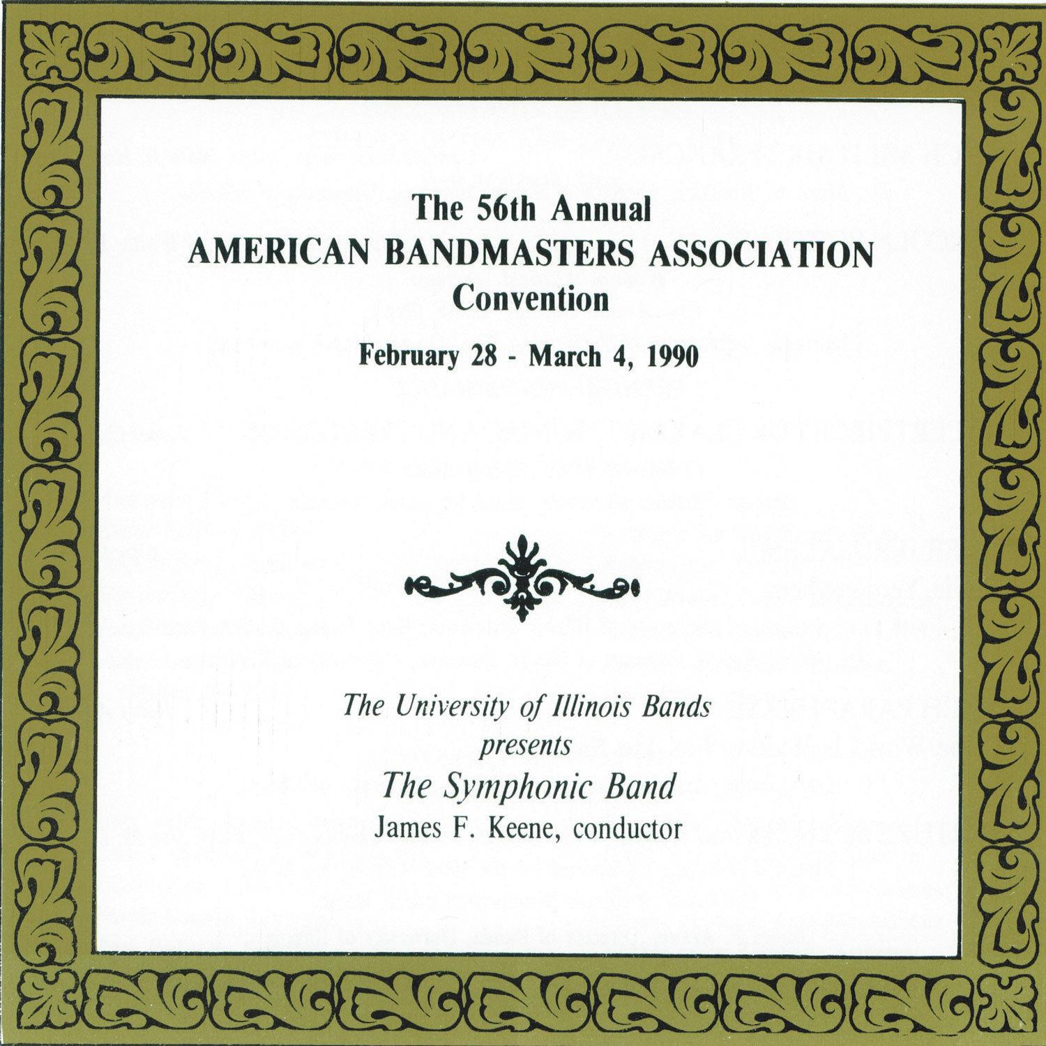 The 56th Annual American Bandmasters Association Convention专辑