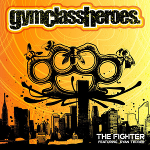 The Fighter - Gym Class Heroes & Ryan Tedder (karaoke) 带和声伴奏 （降7半音）