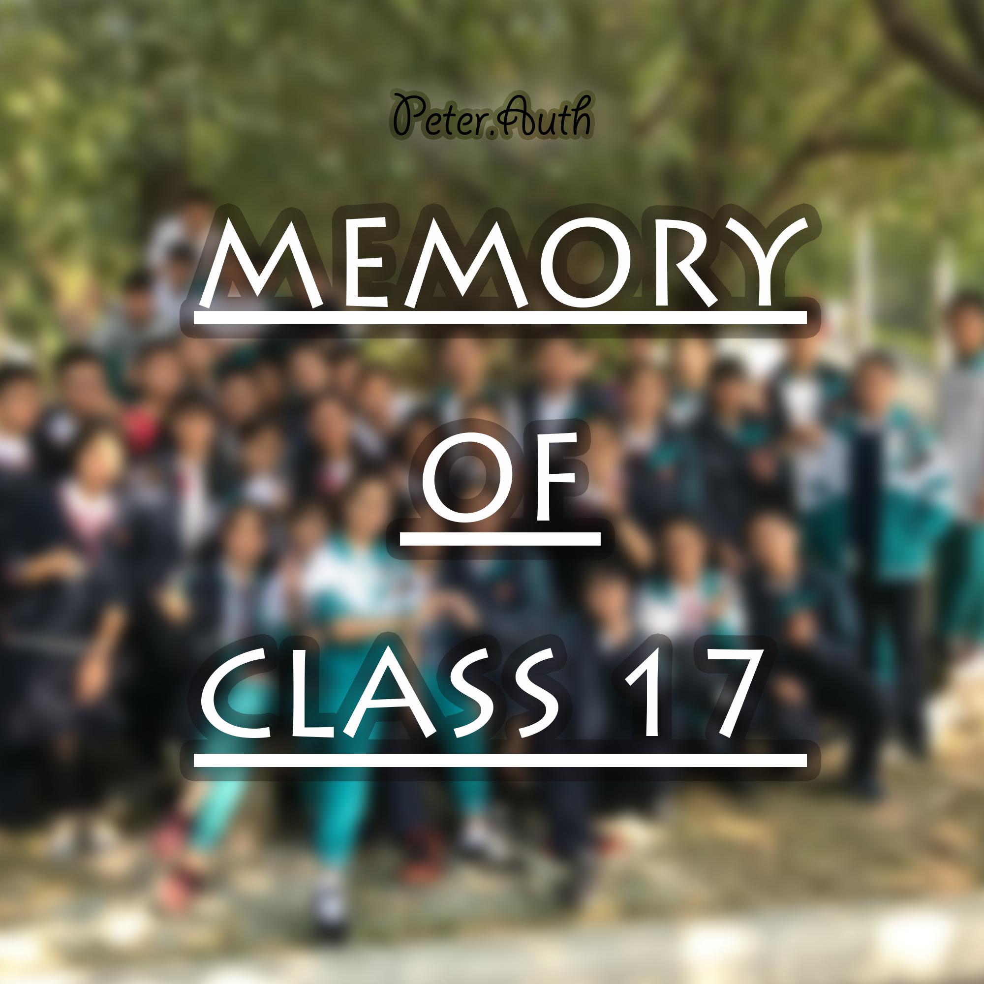 Memory Of Class 17专辑